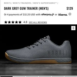 NoBull dark grey gum trainer